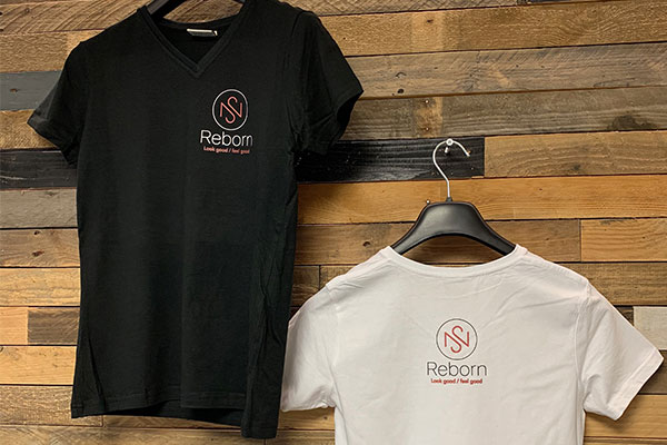 Ontwerp T-shirt werkkledij Reborn
